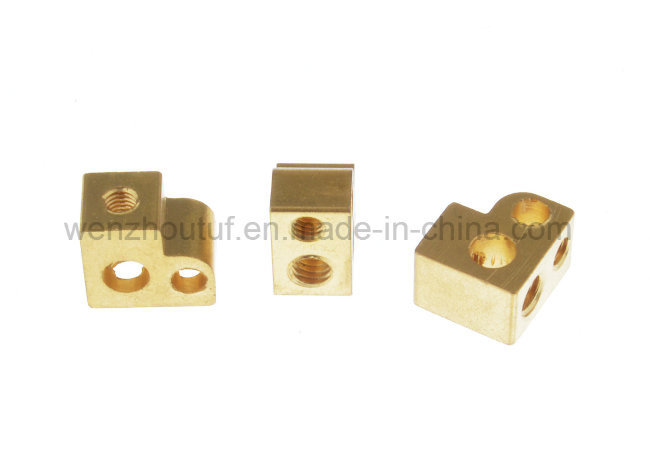 Brass Wire Strip Connectors Single Pole Threaded Strip Connectors