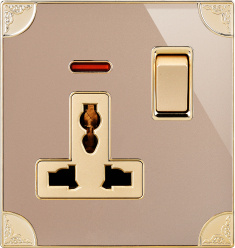 British Standard 13A Multi-Functional Switched Socket Outlet with Neon (N3)