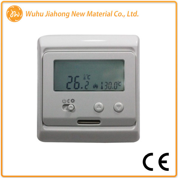Underfloor Heating System with Room Thermostat Which Has Manual Mode and Energy Saving Mode
