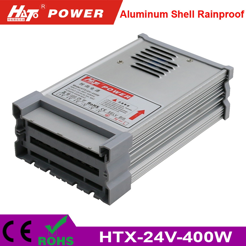 24V 16A 400W LED Transformer AC/DC Switching Power Supply Htx
