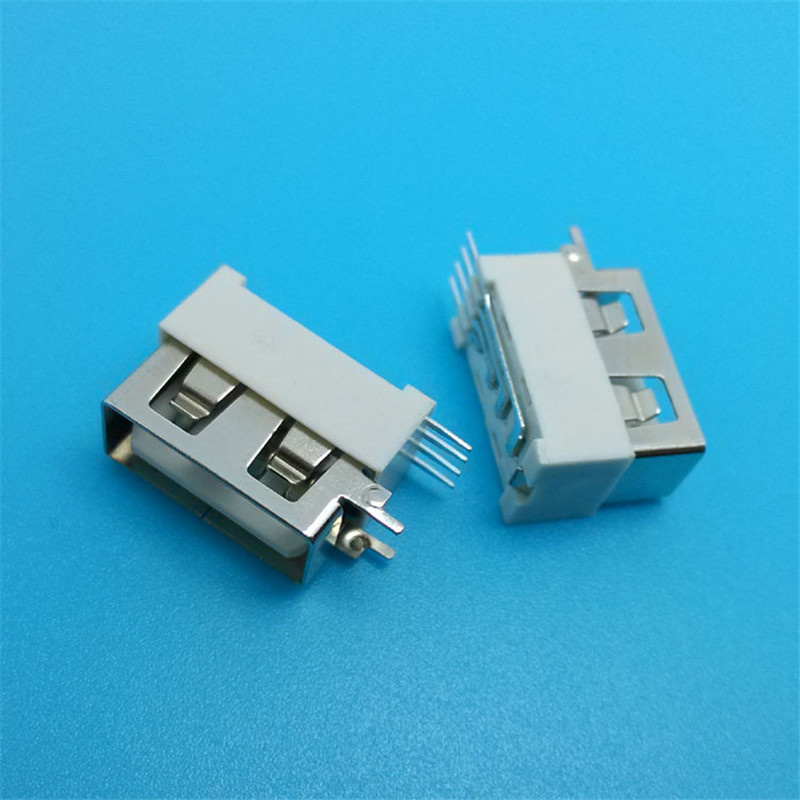 All-Inclusive Plastic Core 90-Degree 2.0 USB Connector