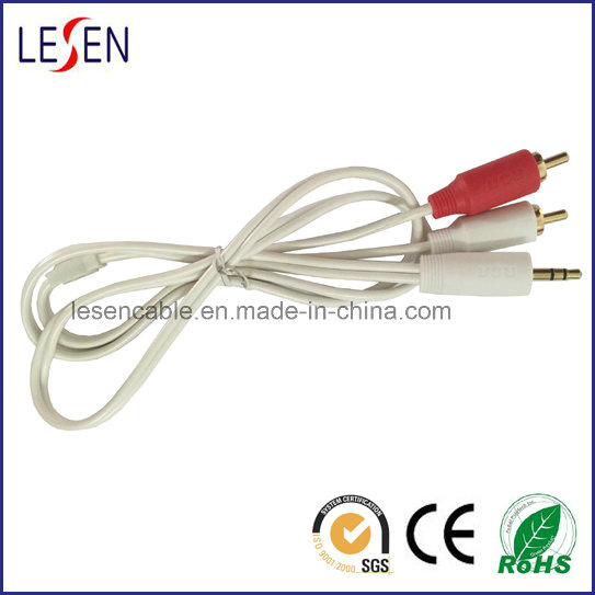 3.5mm Stereo Plug to 2 RCA Plugs, Best Quality