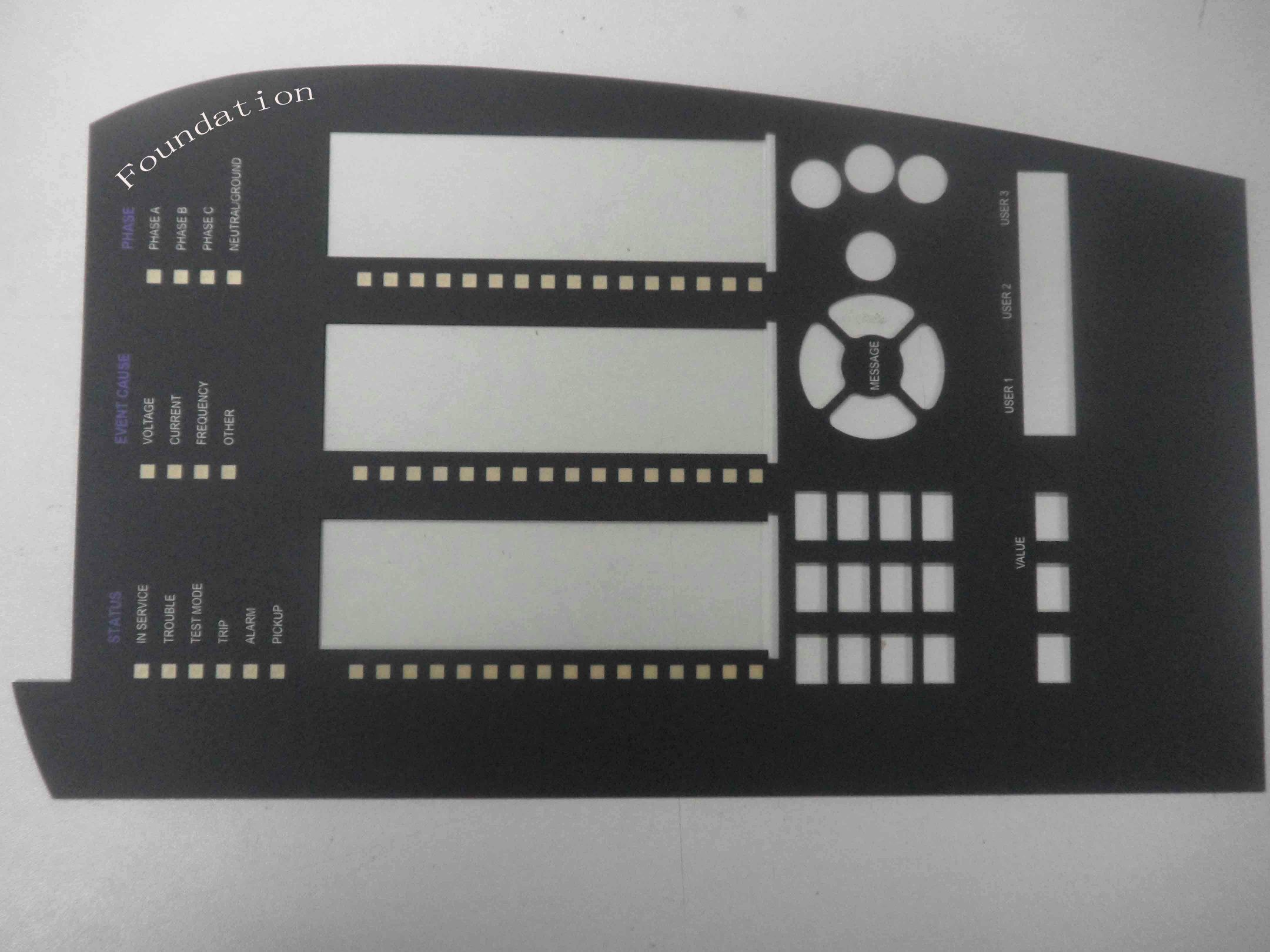 Keyboard Keypad Panel Label Graphic Overlay Membrane Switch