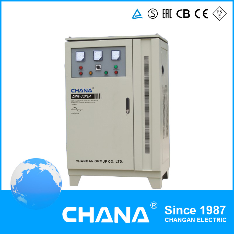 30kVA Industrial Voltage Regulator AC SVC Voltage Stabilizer