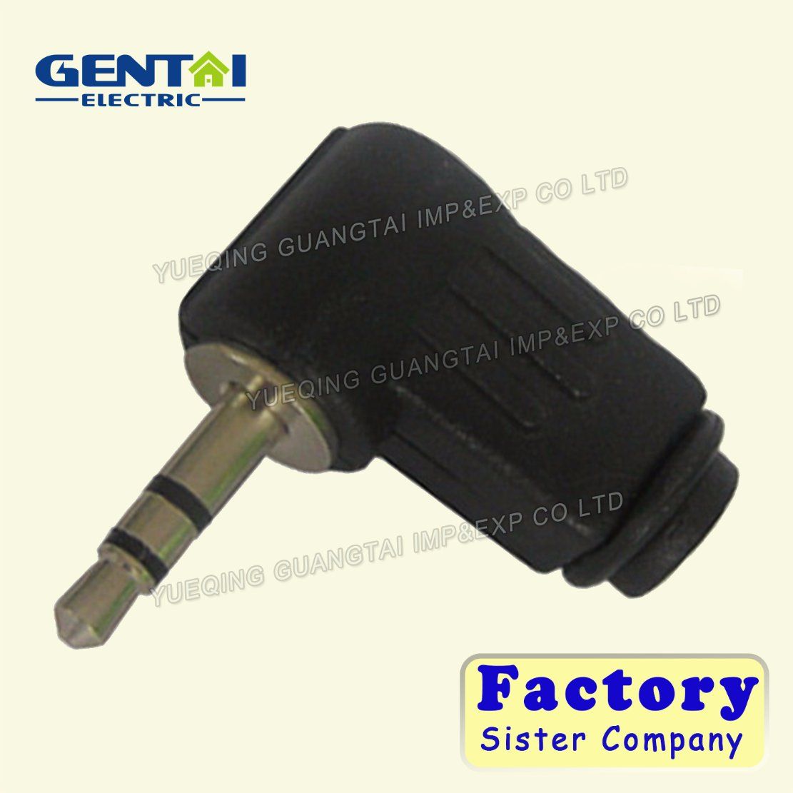 Audio Adaptors 3.5mm Mono Plug Right Angle Connector