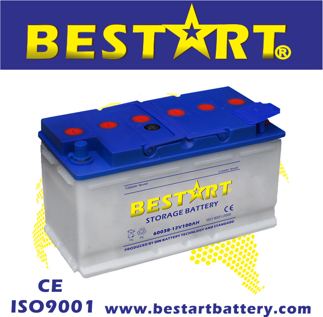 60038 12V 100ah Dry Car Auto Battery