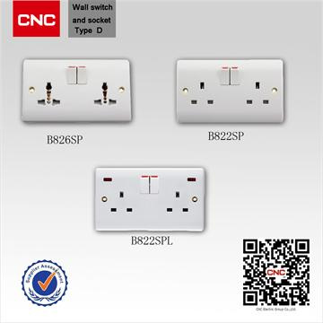 British Style Electrical Wall Switch and Socket