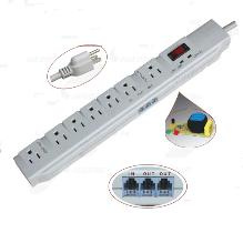USA 7 Outlets Power Socket with ETL Approval (RPU-FL-T7S3)