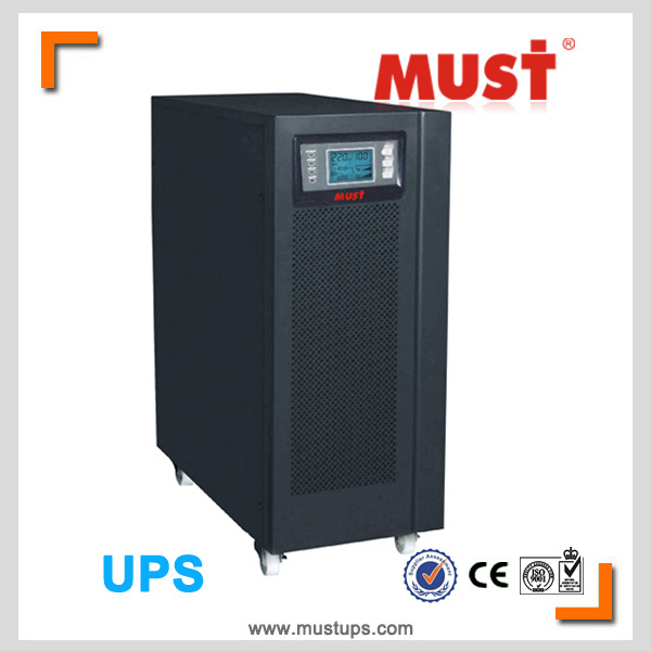 LCD Single Phase 6kVA 10kVA Online UPS