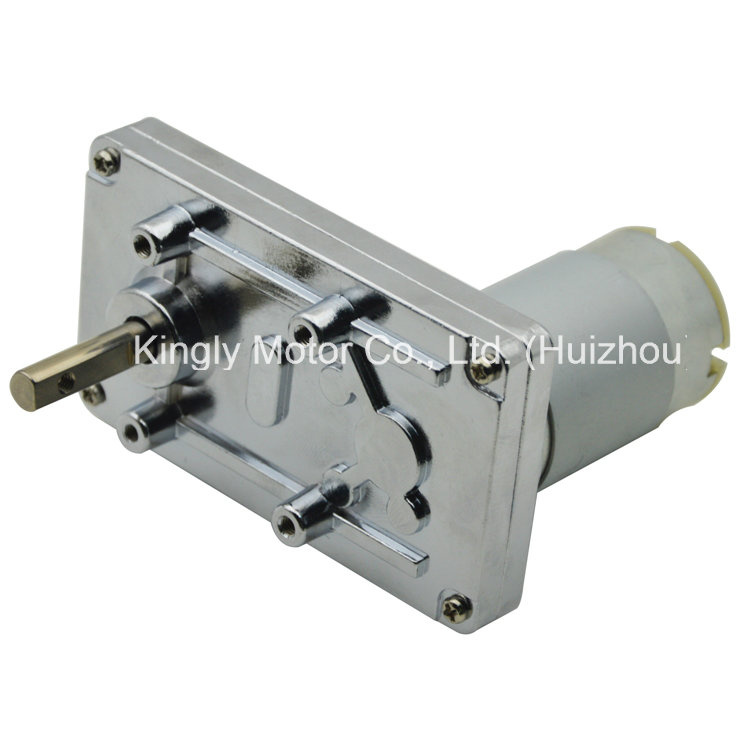 RS-555 DC Micro Carbon Brush Flat Gearbox Motor