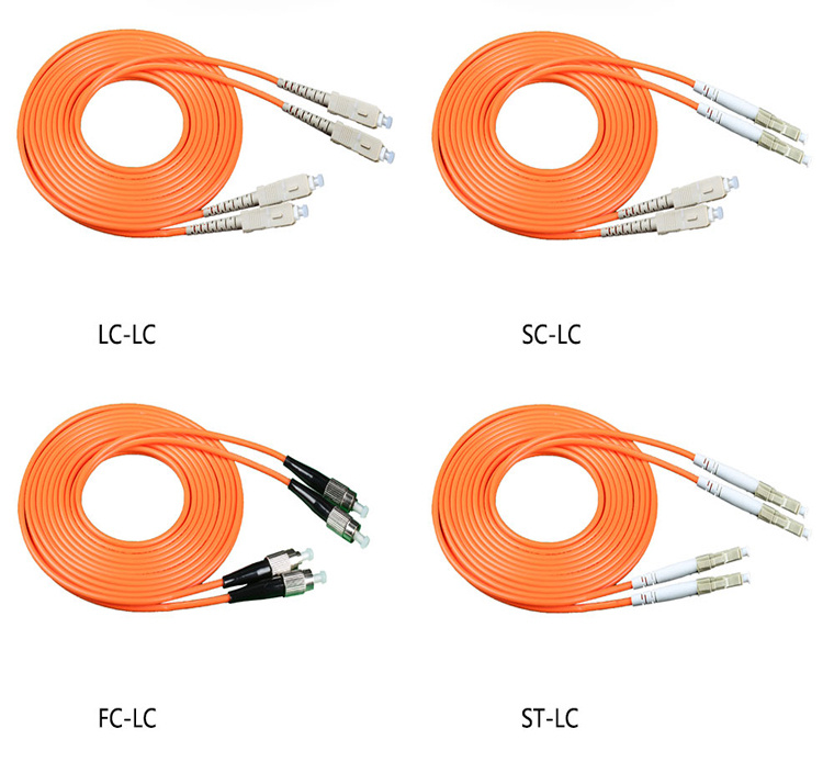 Multi-Mode Fiber Patch Cord Duplex LC-LC Connector 3.0mm PVC Jacket