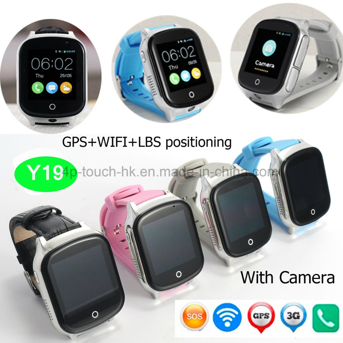 3G GPS Tracker Watch for Person with Real Time Tracking Y19