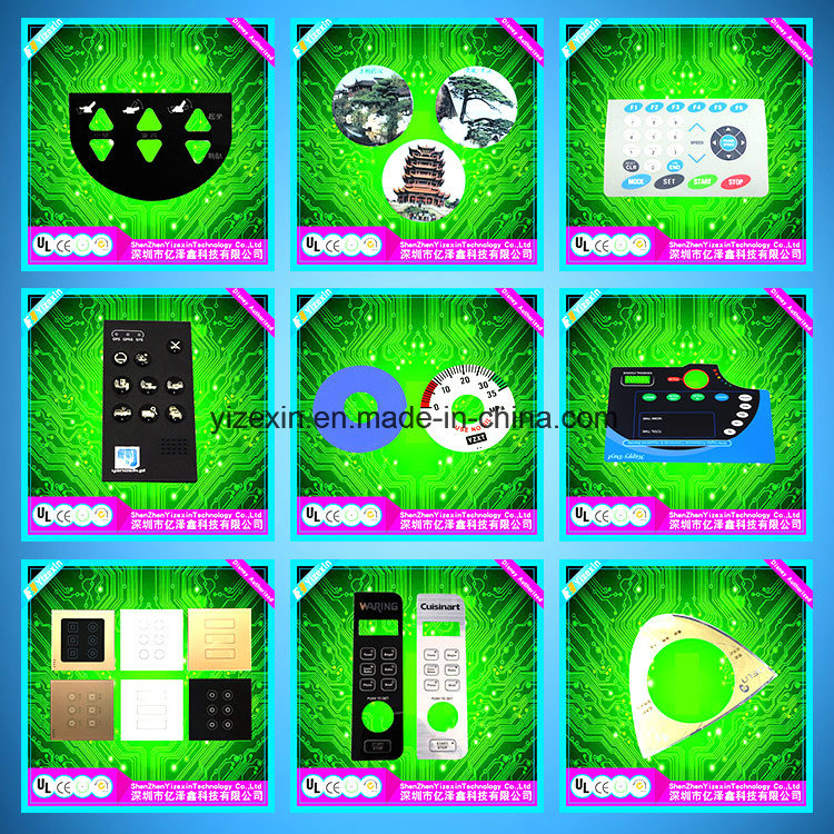 OEM High Quality Membrane Keyboards with Tactile and LEDs for Control Panel