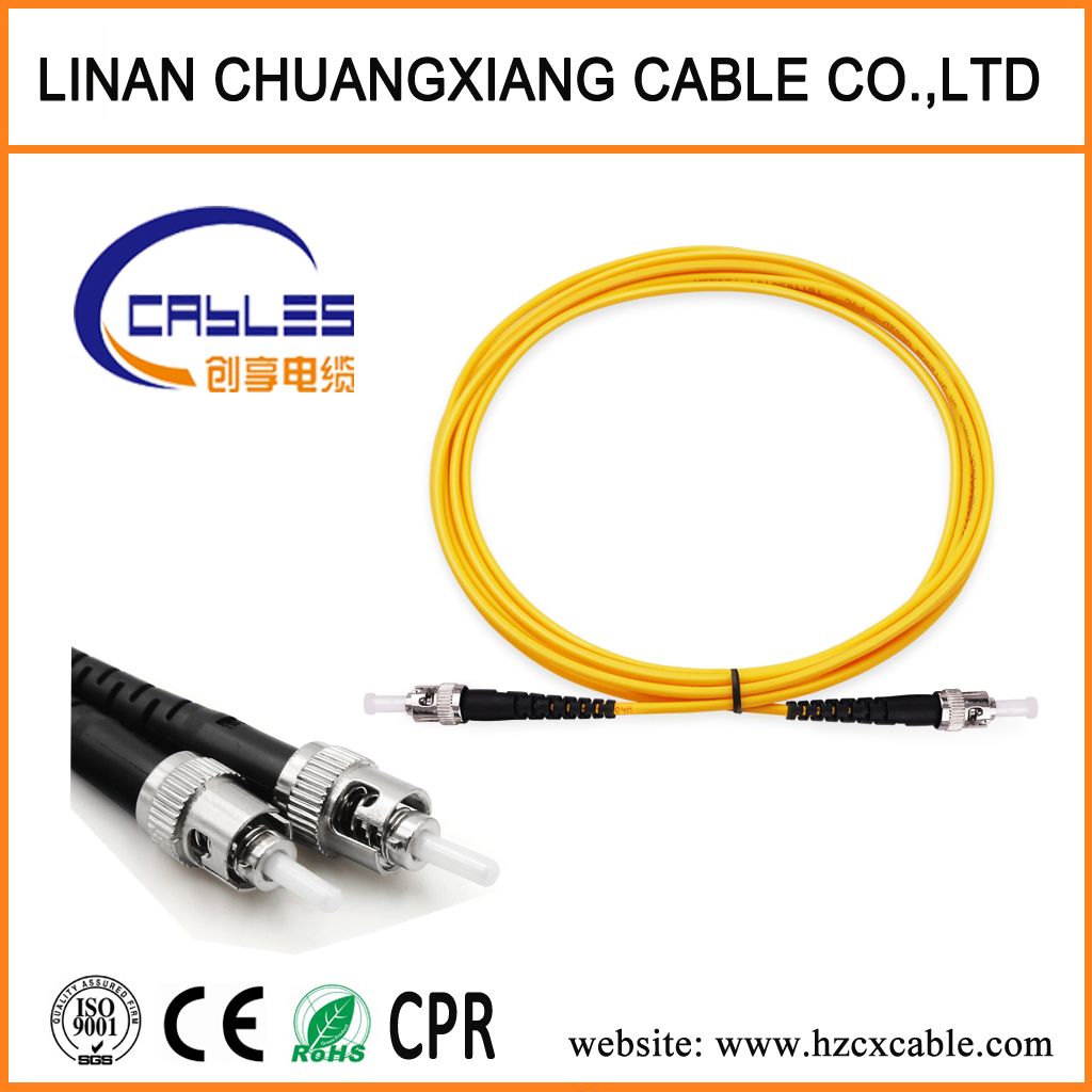 Optical Fiber Cable Patch Cord St-St Single Mode 1m