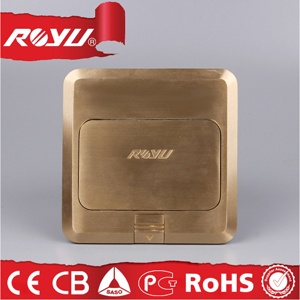 220V Power Waterproof Universal Electric Floor Socket for Home