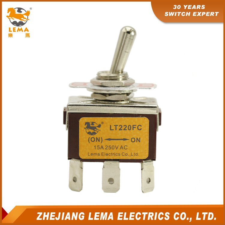 Wholesale Lt220FC Double Pole on-on Auto Reset Toggle Switch