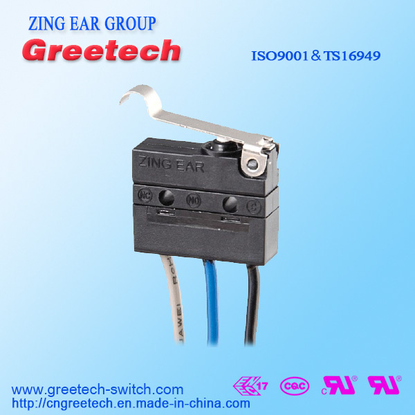 CQC, cUL, UL, ENEC Approved Sealed Mini Micro Switch 3A 125/250VAC 30VDC