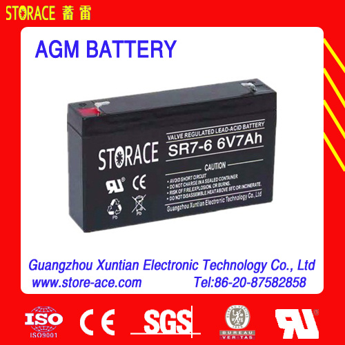 6V 7ah Sealed Lead Acid Battery