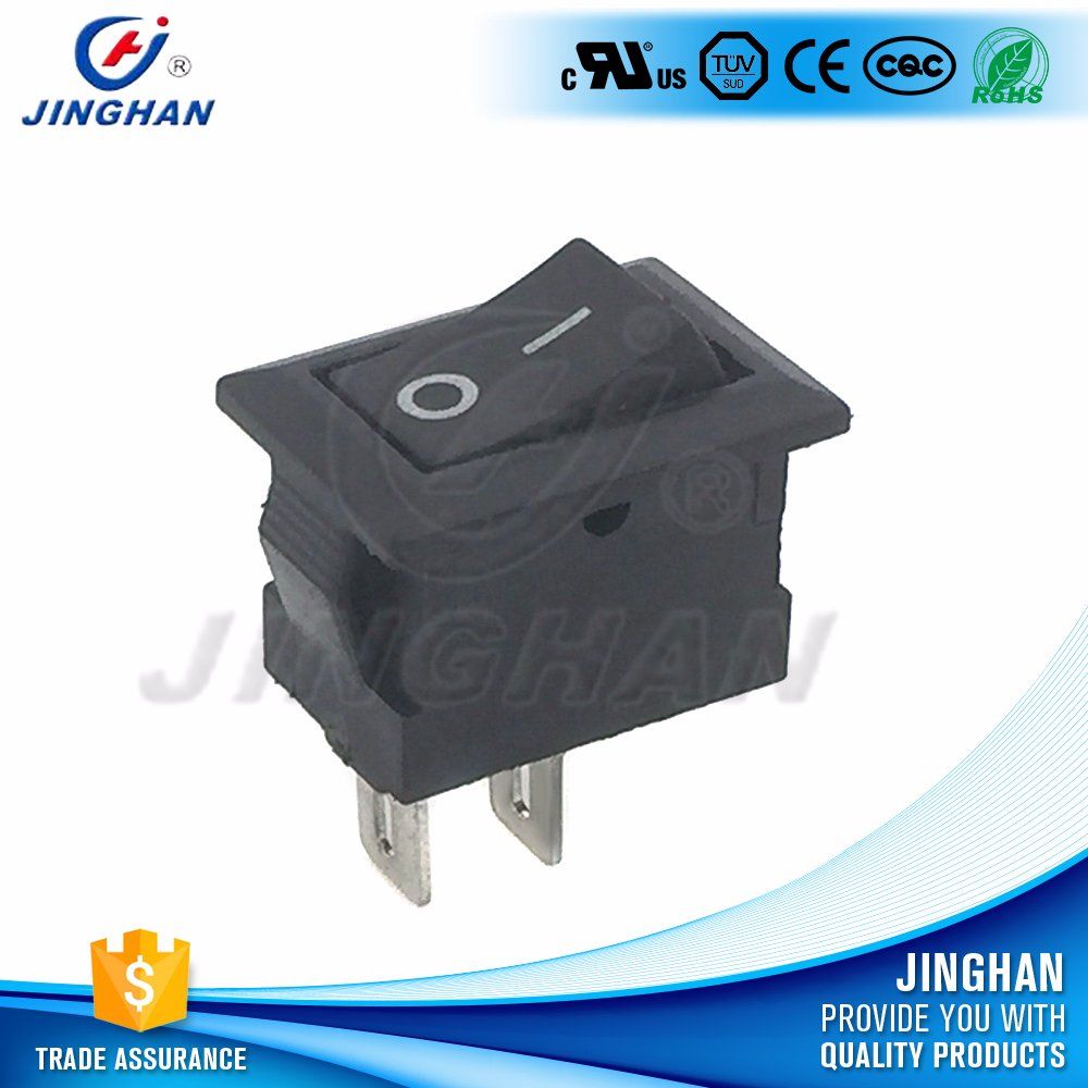 Wholesale on-off White 6A Mini Rocker Switch Rectangular Spst