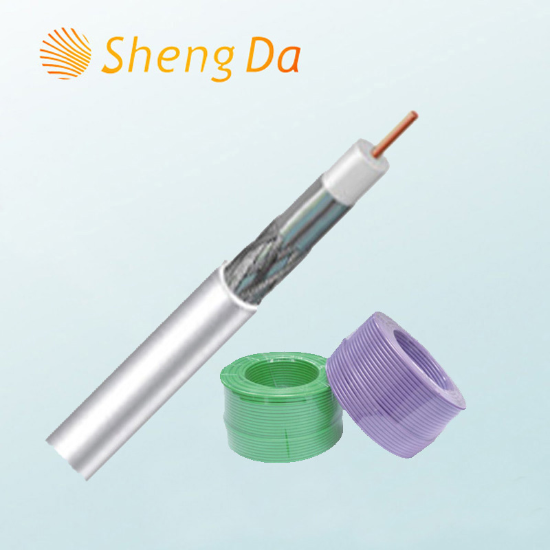 75 Ohm Satellite CATV and CCTV Shielded Rg Coaxial Cable