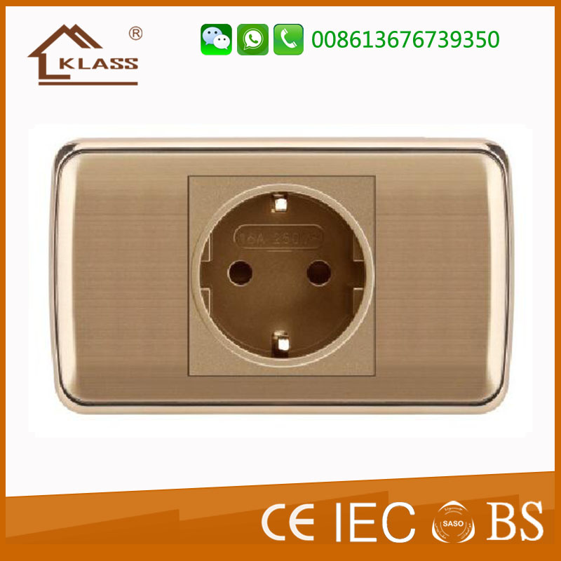 Hot Sell Germany EU Europe Schuko Wall Socket