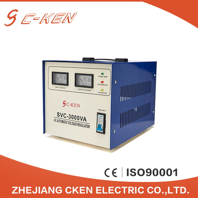 China Factory Single Phase 1500 Watt Automatic Copper Wire Voltage Stabilizer 220 Volt Voltage Stabilizer