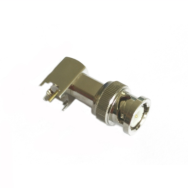 R/a BNC Male Connector for PCB Mount