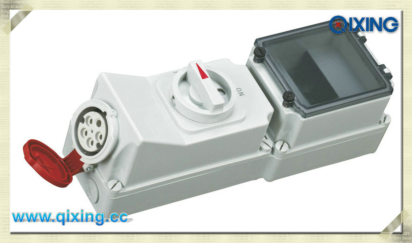 Socket with Switches and Mechanical Interlock (QX5613)