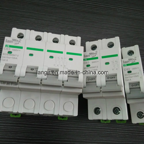1p, 2p, 3p, 4p DC Non Polarized DC Circuit Breaker with TUV Certificate (1A - 63A)