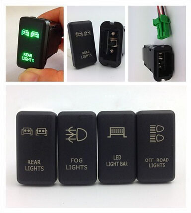 Green LED Switch Body and Switch Base