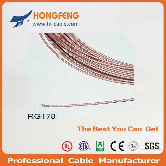 50 Ohms Mil-C-17 Coaxial Cable Rg178