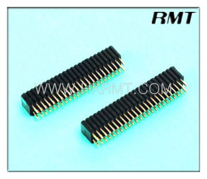 Female Header 1.27mm Double 180 Degree.
