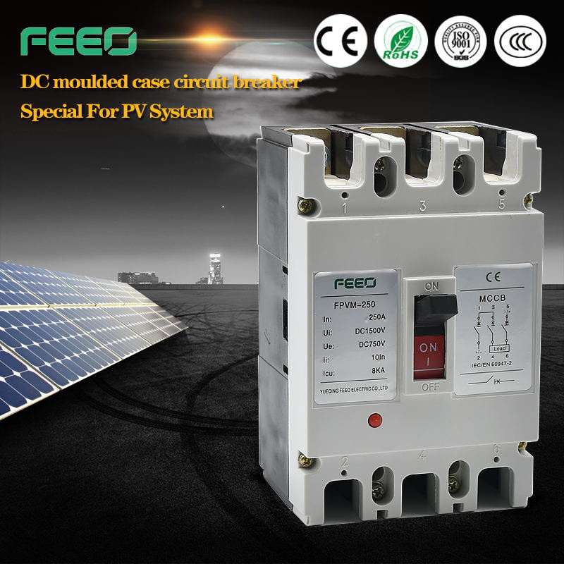 Solar Power 3 Pole Moulded Case Circuit Breakers