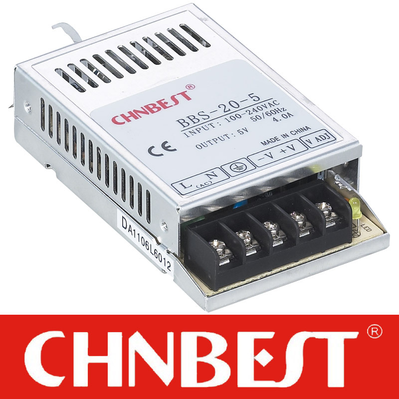 20W 24V Switching Power Supply with CE and RoHS (BBS-20-24)