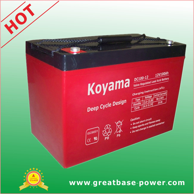 Deep Cycle Storage Battery 105ah 12V