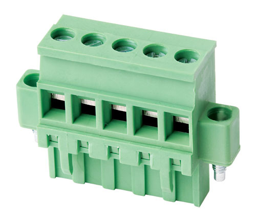 5.0mm Pitch RoHS UL VDE Approved Electric Pluggable PCB Terminal Block