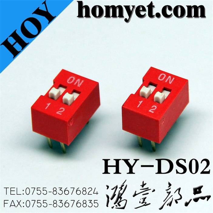 DIP Switch/Push Button Switch with 2key (HY-DS02)