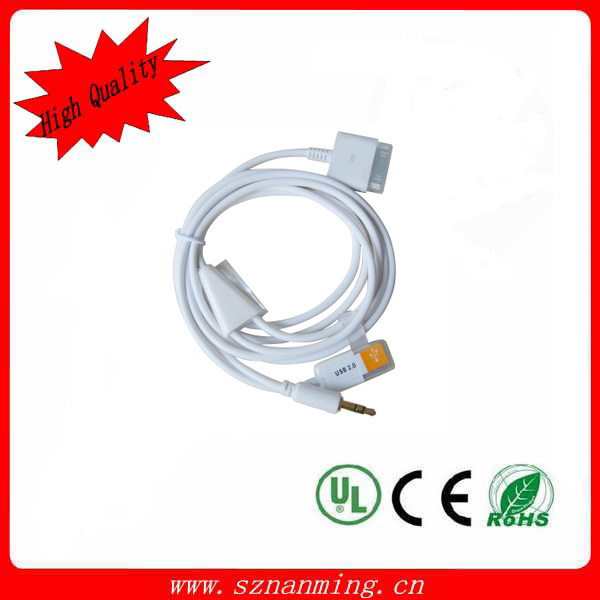 USB 3.5mm Jack Car Aux Audio Charger