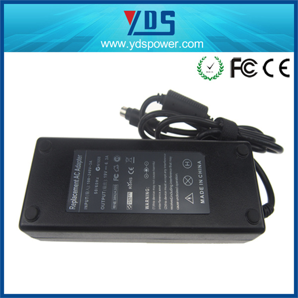 19V 6.3A AC Power Adapter with 4 Pin Plug Adapter for Liteon