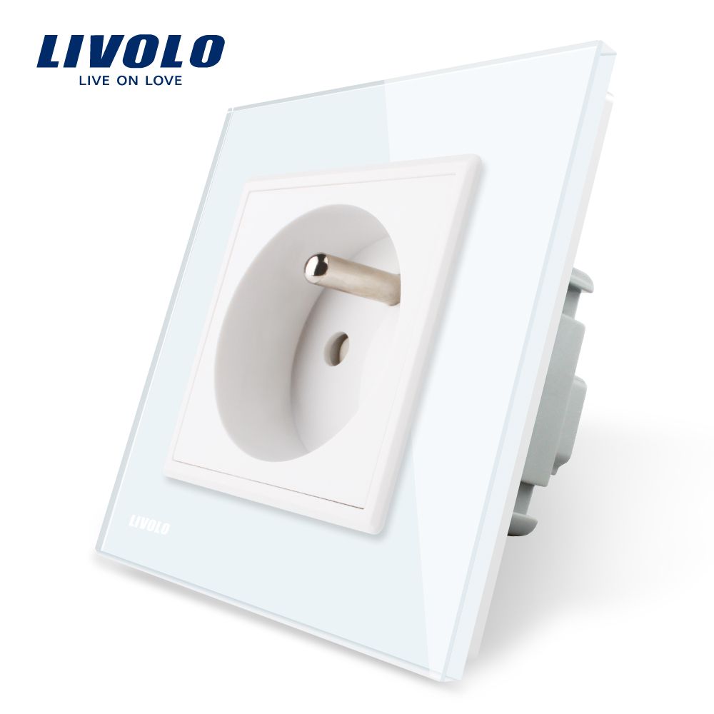 Livolo Certified 16A Outlet Schuko Wall Socket (VL-C7C1FR-11)
