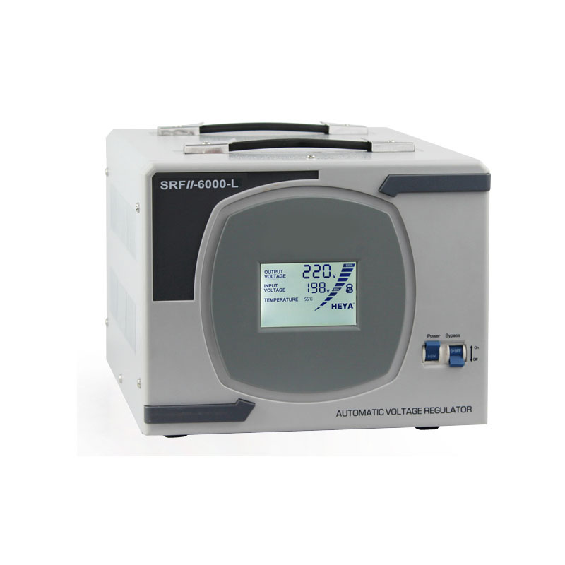 5000W LCD Display Full Automatic AC Voltage Stabilizer Srfii-6000-L
