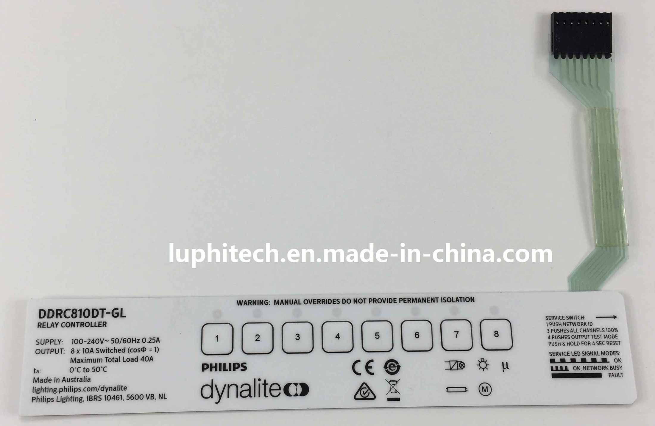 Grid of Silk Screen Printing Backlight Membrane Keypads