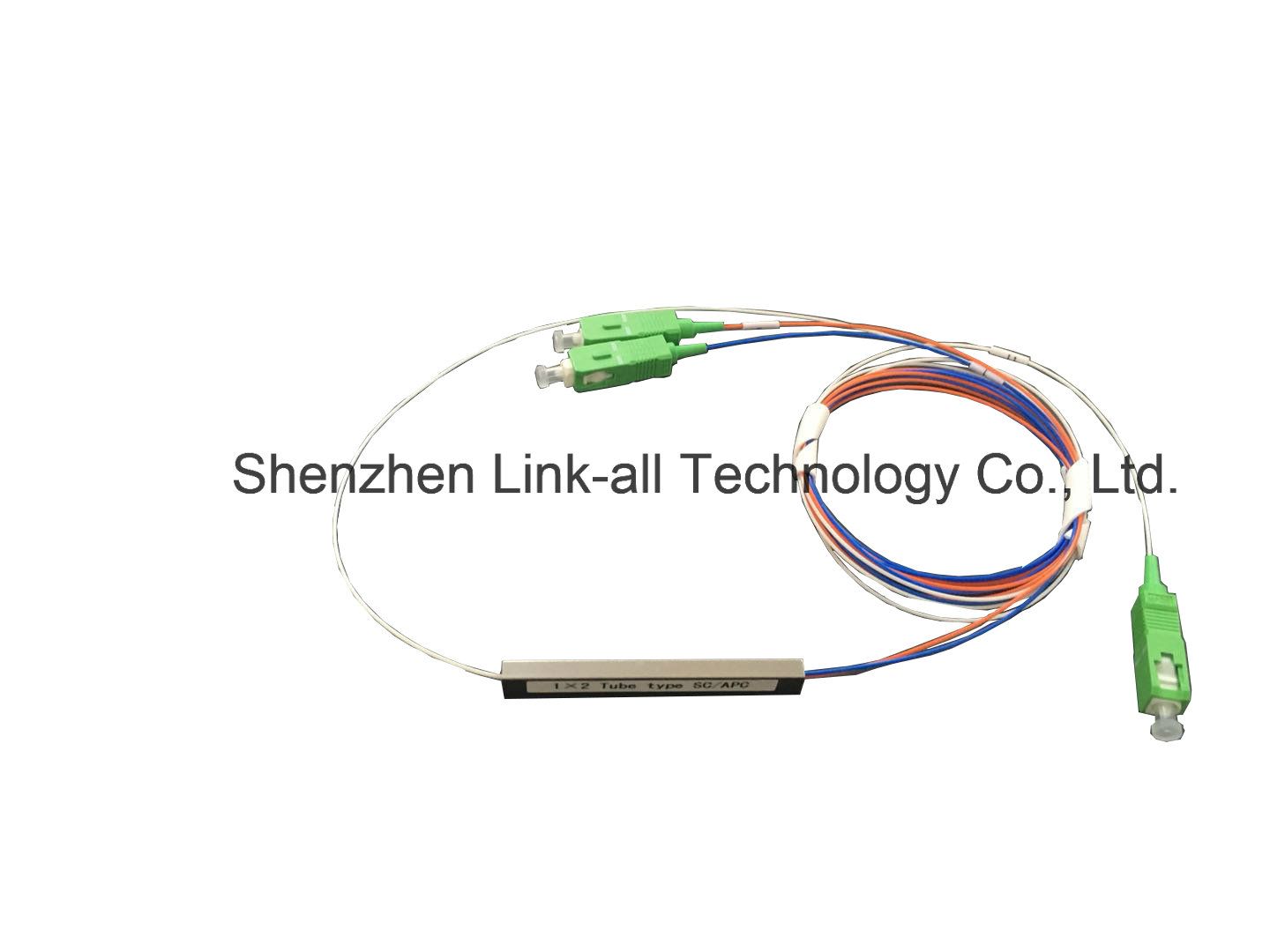 2X8 Fiber Optical Blockless PLC Splitter