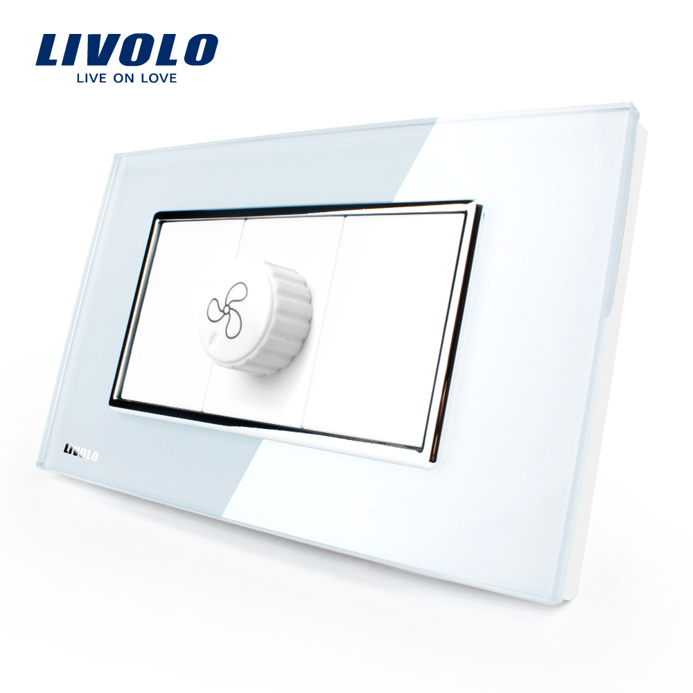 Livolo China Manufacturer Rotate Wall Speed Rotary Switch (VL-C391S-81/82 (Speed))