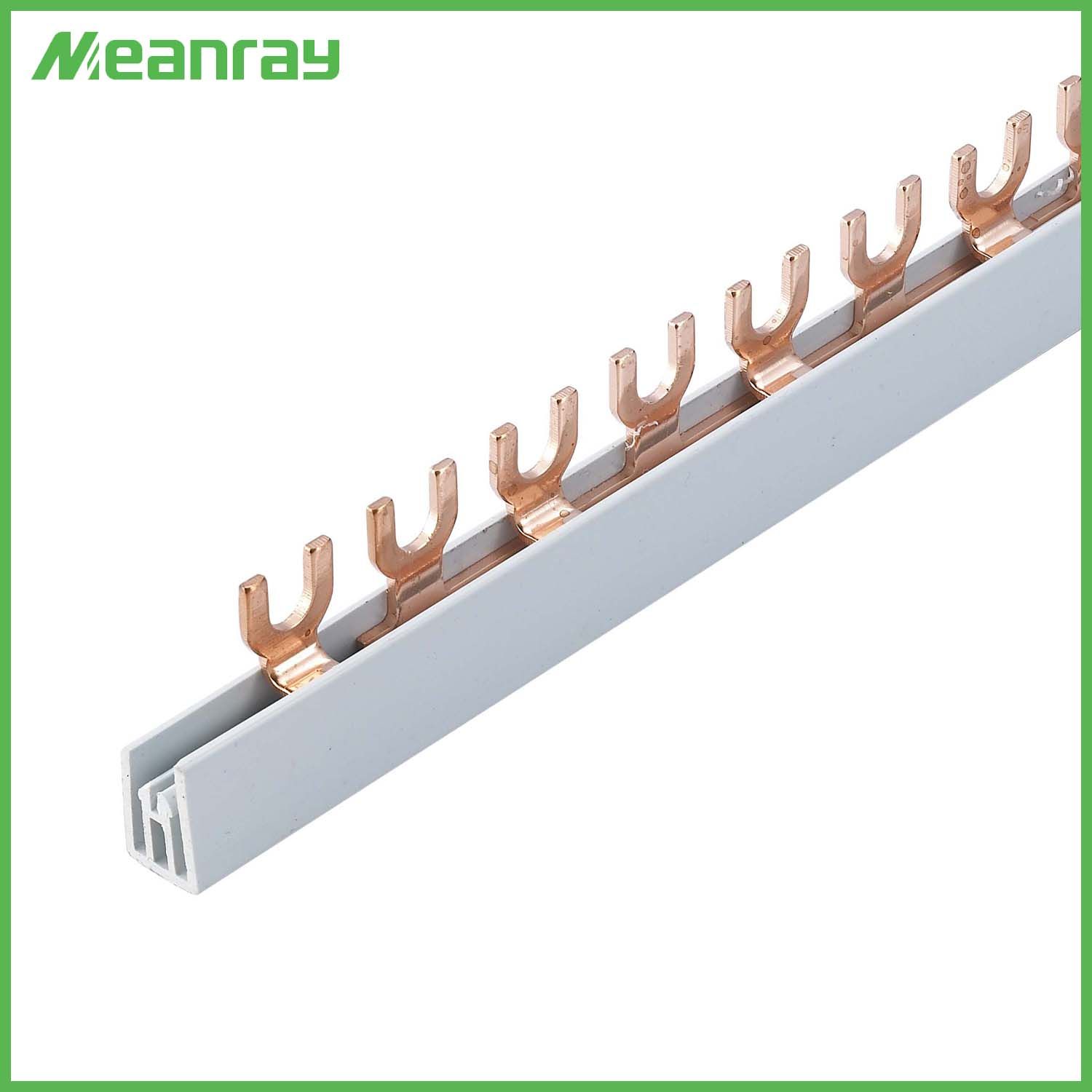 U Pin Plug-in Type Copper 1p 2p 3p Distribution Busbar MCB Terminal Block Bus Bar