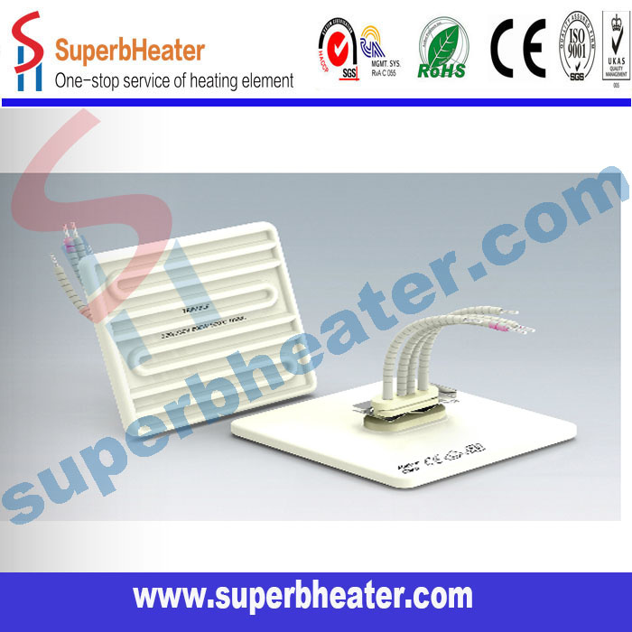 Far Infrared Ceramic Heater 120X120mm Flat Plate Heating Element