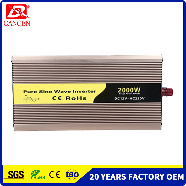 ISO9001 2000W Peak 4000W Pure Since Ware Inverter