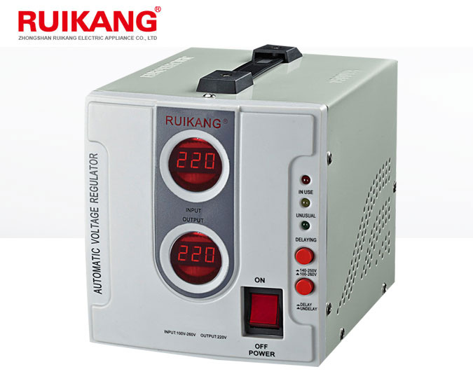 Ce and ISO9001 Approved Chused for Washing Machine Computers 1500va AC Automatic Voltage Regulator Stabilizer