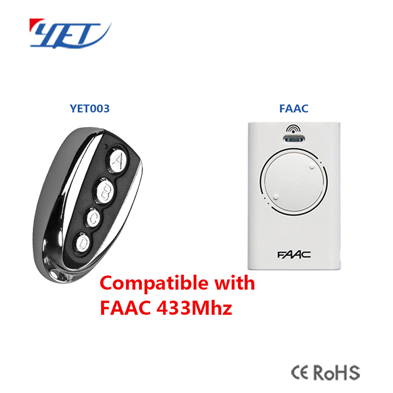 Faac Compatible Remote Control Transmitters Perfect Replacement Yet003
