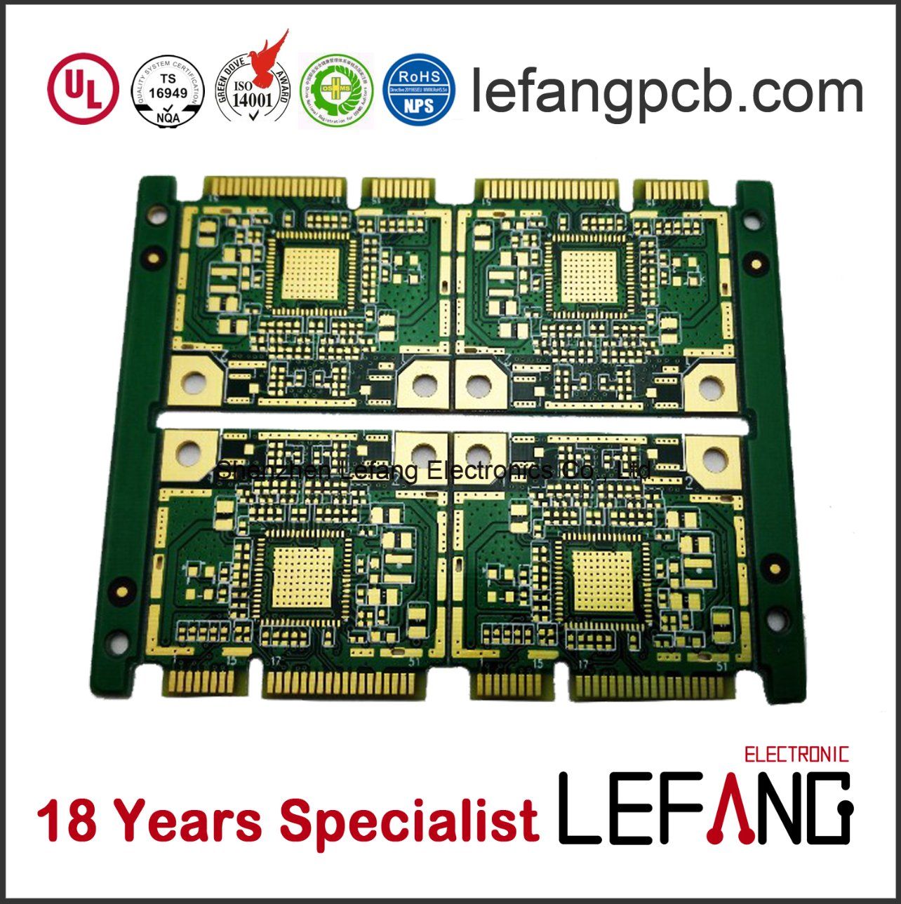 8 Layers Enig 3oz Heavy Copper PCB Printed Circuit Board